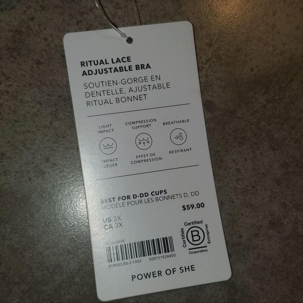 Athleta Ritual Lace Adjustable bra - Picture 5 of 8